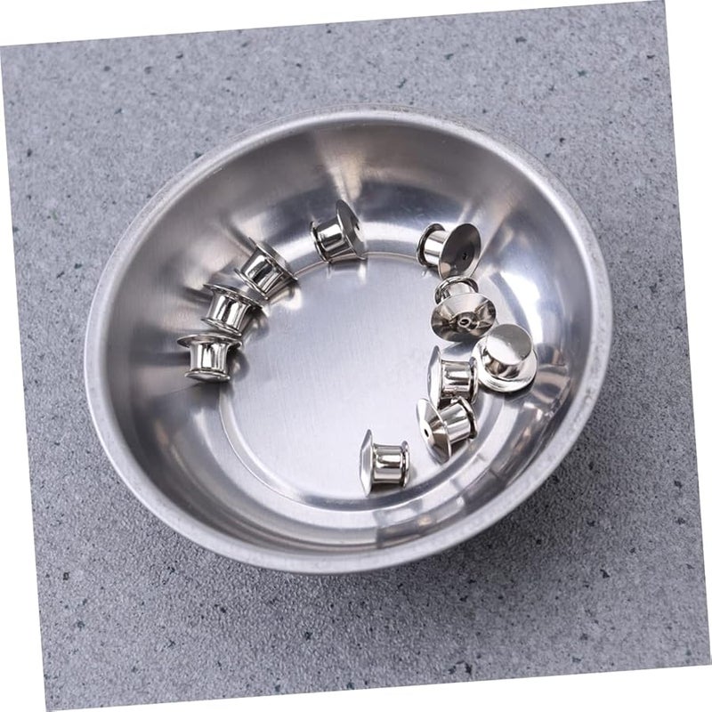 4Pcs Magnetic Stainless Steel Parts Tray Bowl for Tools and Screws Round Holder - Image 3
